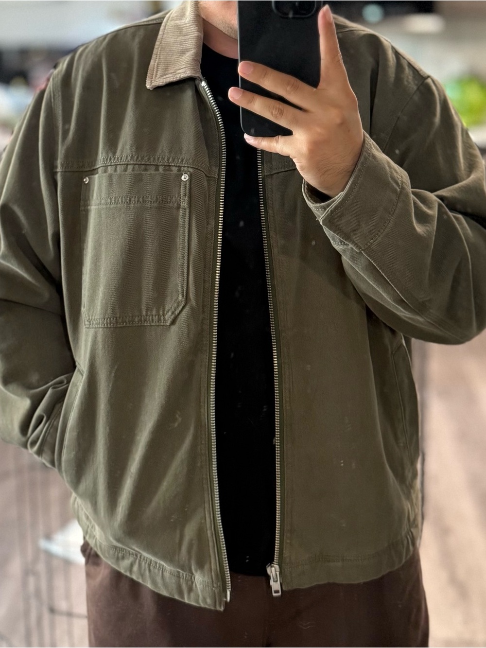 Abercrombie & Fitch Relaxed Fit Workwear Jacket